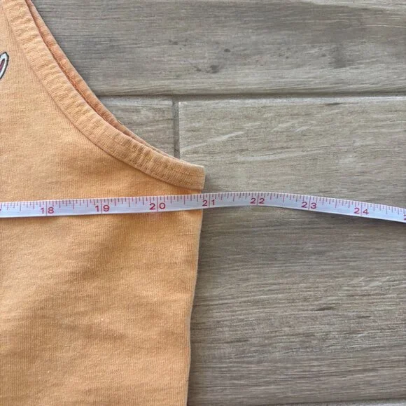 Vintage Jimmy Buffet Margaritaville Tank Top Men's Large Orange Parrot Key West - Picture 8 of 9